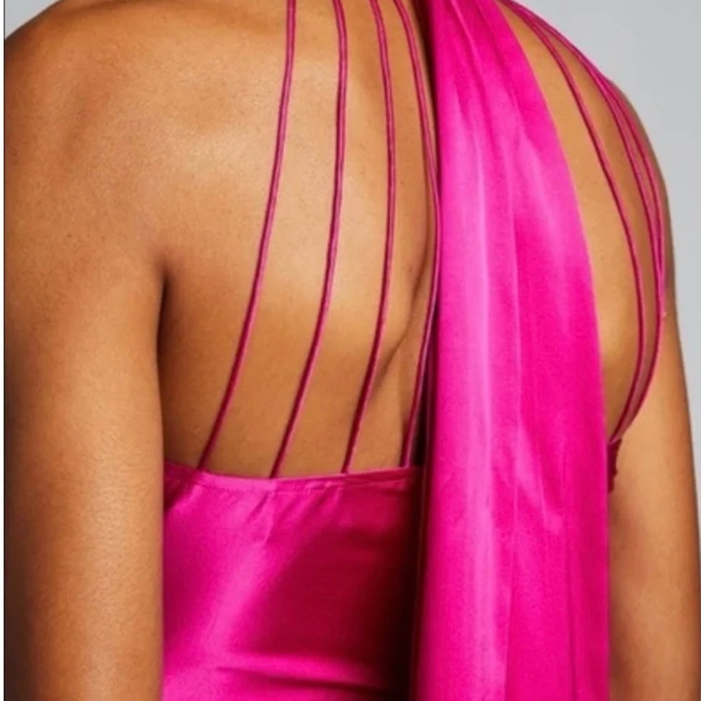 Retrofete Pink Sophie Halter Dress - Picture 6 of 7